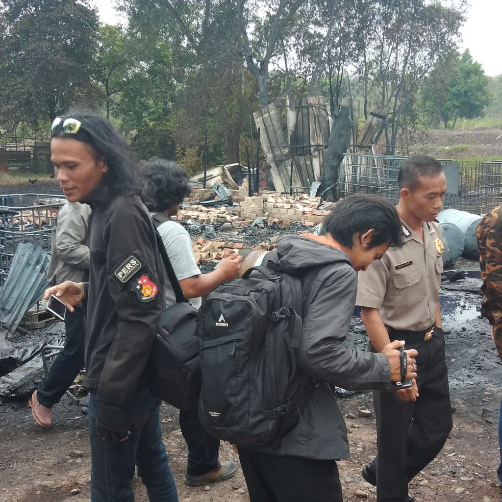 Sebelum Terbakar Warga Sempat Dengan Bunyi Ledakan Hingga Empat Kali