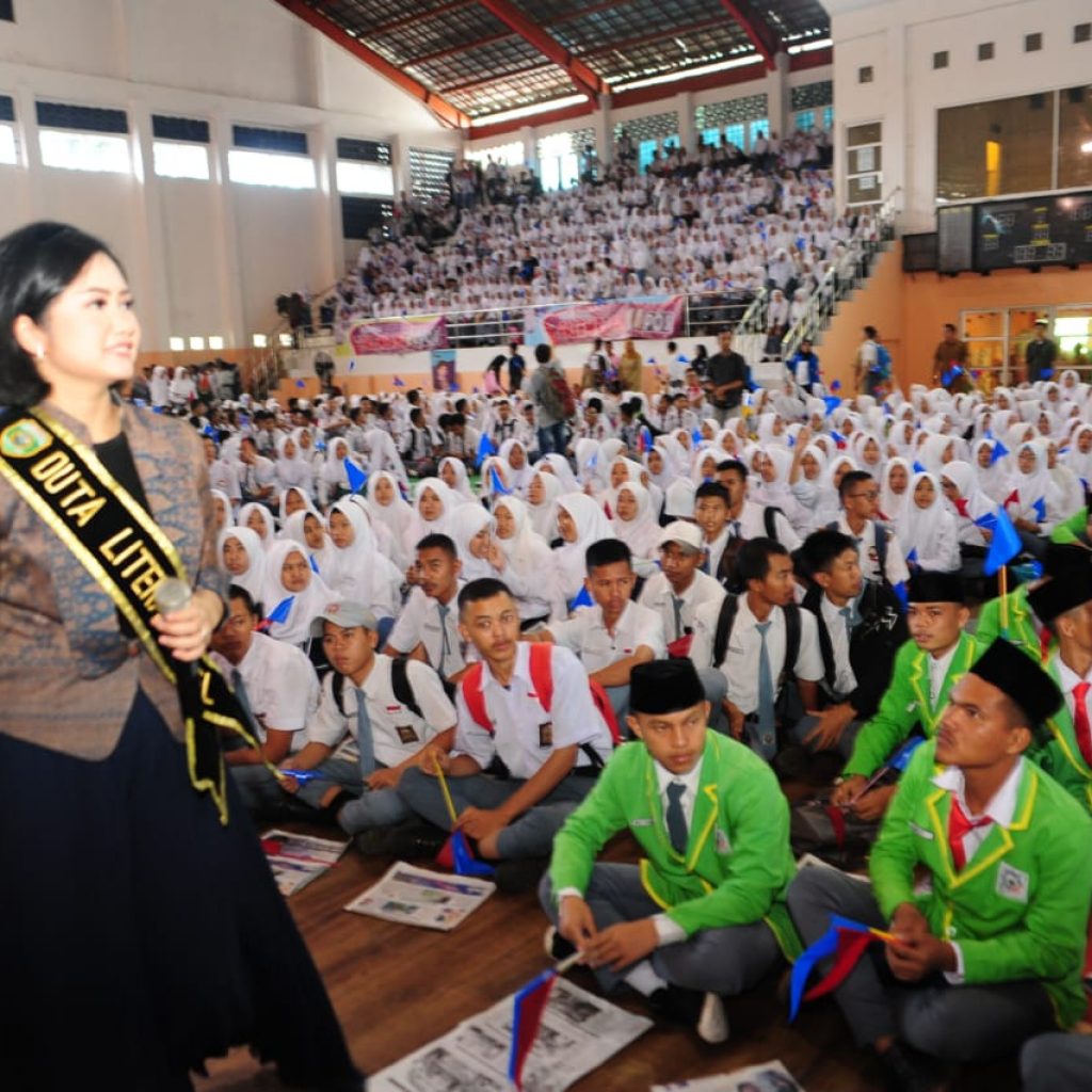 Kunjungi Lahat, Sumsel Membaca Banjir Peserta