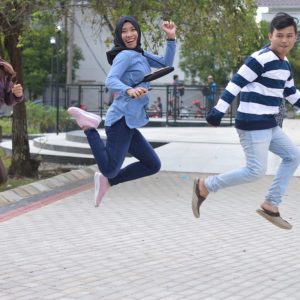 Tempat Swafoto Baru, Taman Belakang Rumdin Bupati Muba Diserbu Warga