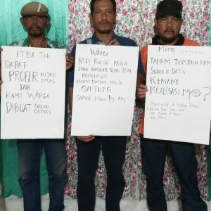 Warga Atas Dapur Tagih Janji Ganti Rugi dari PT Bukit Asam