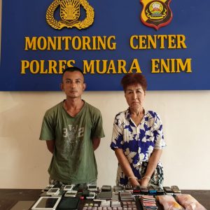 Dua Bandar Narkoba Asal Gunung Megang Kabupaten Muara Enim Diringkus Polisi