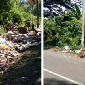 Tumpukan Sampah Jadi Pemandangan Sepanjang Jalan Lahat-Pagaralam