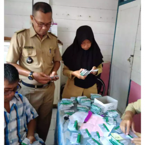 1.349 Warga Sari Bungamas Dapat Kartu Lahat Sehat