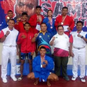 Atlet Sumsel Sumbang 5 Medali di Kejurnas Sambo 2019