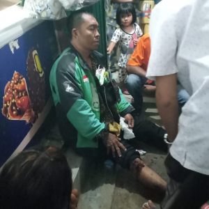 Driver Ojol Melawan Saat dibegal, Palaku Lari Tunggang Langgang