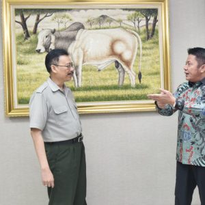 Bahas Harga Getah Karet,  H Herman Deru Temui Sekjen Kementerian Pertanian