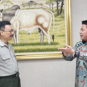 Herman Deru Temui Sekjen Kementerian Pertanian, Bahas Harga Getah Karet