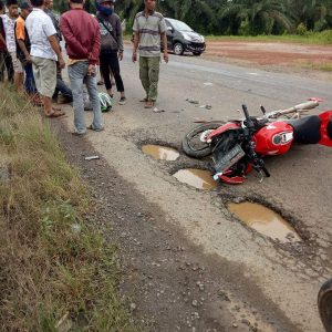 Tabrak Lari, Warga Banyuasin Alami Patah Kaki