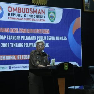 Wagub Sumsel Wanti-Wanti Daerah dengan Nilai Kepatuhan di Zona Merah