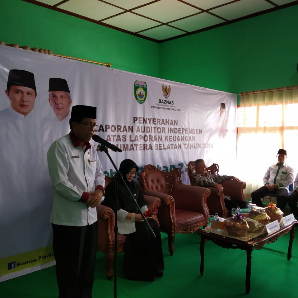 Soal Audit Pengelolaan Zakat, ketua Baznas : Baru Tiga Kabupaten Kota di Sumsel yang Lakukan Audit