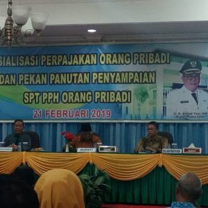 Imbau Warga Laporkan SPT, Bupati : Pajak Kewajiban Untuk Membantu Pembangunan