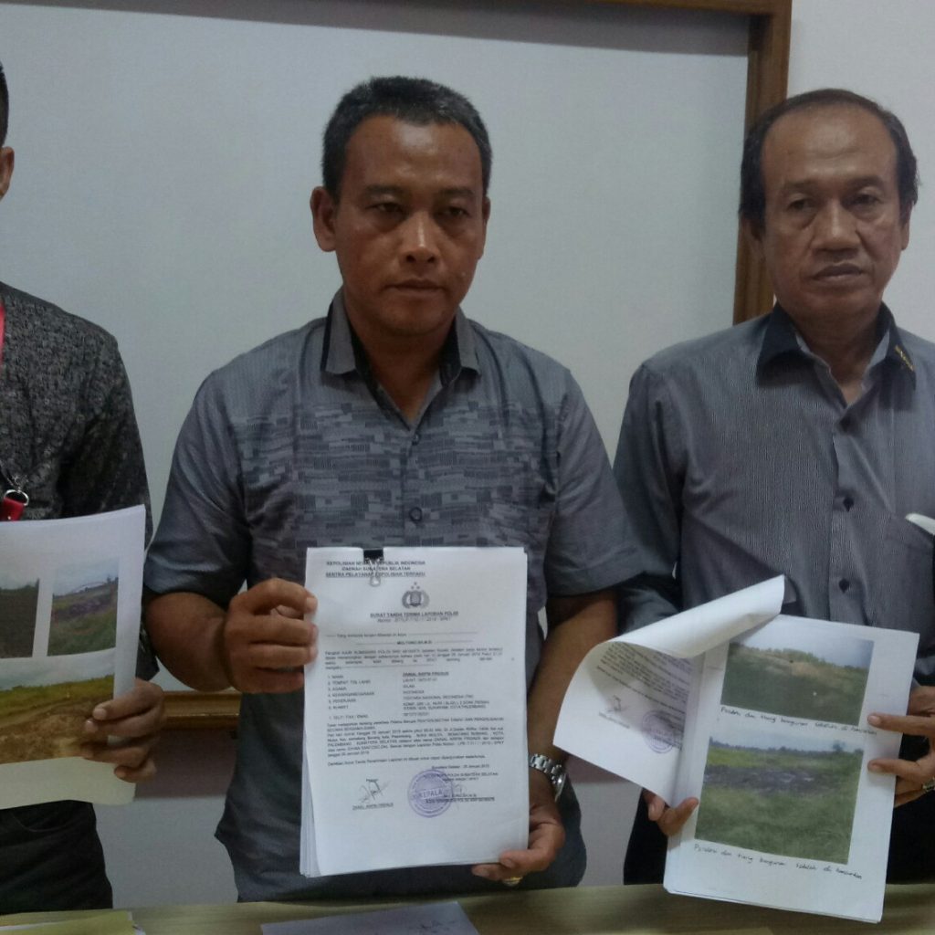 Zainal Laporkan Developer Ke Mapolda Sumsel