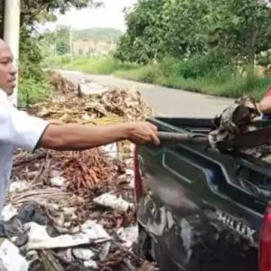 Wabup Lahat Tinjau Tumpukan Sampah DLH Kalangkabut