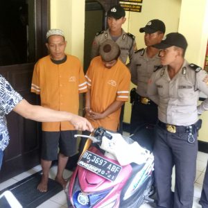 Dua Pelaku Pencurian Motor Berhasil Diringkus