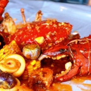 Kepiting Tumpah Ala The 1O1 Palembang