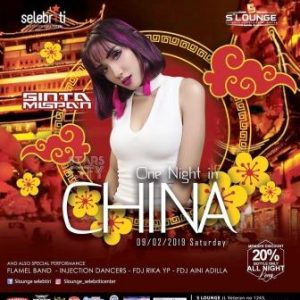 Shinta Mispan Tampilkan One Night In China di S-Lounge