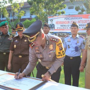 Polres Muara Enim Canangkan Program Zona Integritas