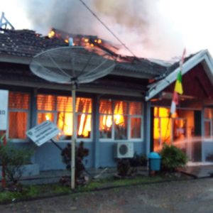 Breaking News : Kantor BPMPT Muara Enim Ludes Terbakar