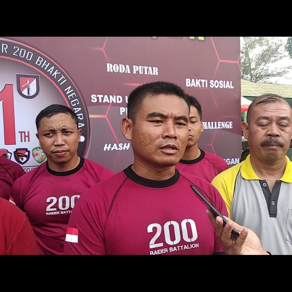 Yonif Raider 200/BN Gelar Berbagai Perlombaan di HUT ke-61