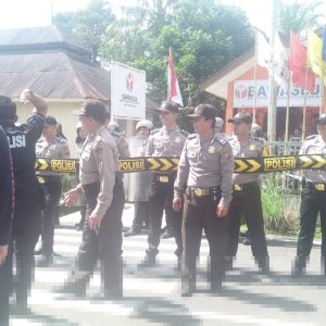 Antisipasi Kerusuhan Pemilu 2019, Polres Pagaralam Lakukan Simulasi
