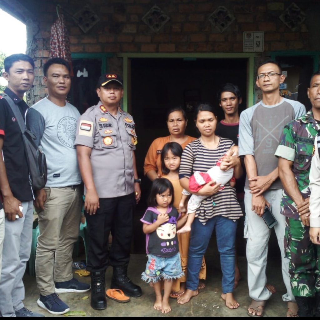 Polres Pagaralam Sambangi Rumah Penderita Gizi Buruk