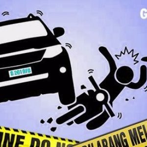 Pasutri Tewas Ditabrak Truk dari Belakang