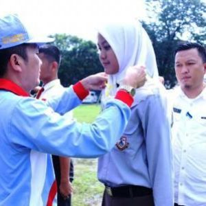 Untuk Menyambut Hari Kemerdekaan Ratusan Siswa Ikut Test Paskibra