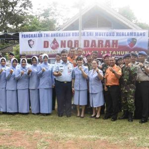 HUT TNI AU, Donorkan Darah Untuk Sesama