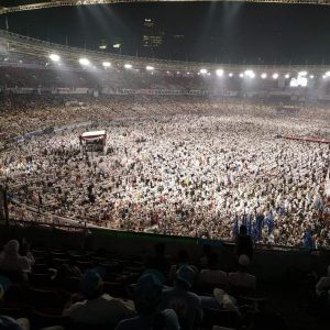 Massa Kampanye Akbar Prabowo sambut Istimewa Kehadiran Mbak Tutut dan Titiek Soeharto