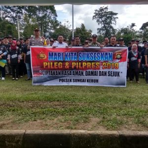 Jelang Hari H Pencoblosan, Camat Sungai Keruh Beri Imbauan ke Warga