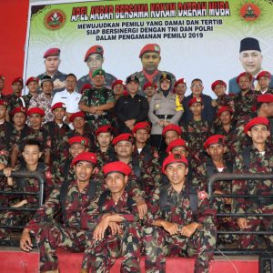 Jelang Pemilu, Pasukan Kokam Pemuda Muhammadiyah Gelar Apel Akbar