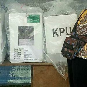 Bermasalah, Surat Suara di Banyuasin Mengalami Keterlambatan Datang Hingga Basah