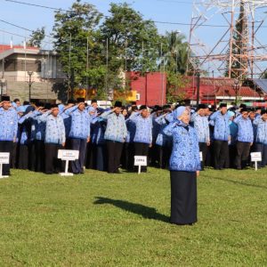 Apel Korpri, Pemkab Muba Minta ASN Tetap Konsisten Junjung Proses Demokrasi
