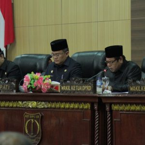 Bupati Muba Sampaikan Raperda Pertanggungjawaban APBD TA 2018