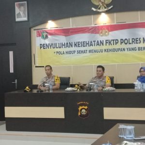 Ingin Anggota Selalu Sehat Dalam Bertugas, Polres Muara Enim Lakukan Penyuluhan Kesehatan