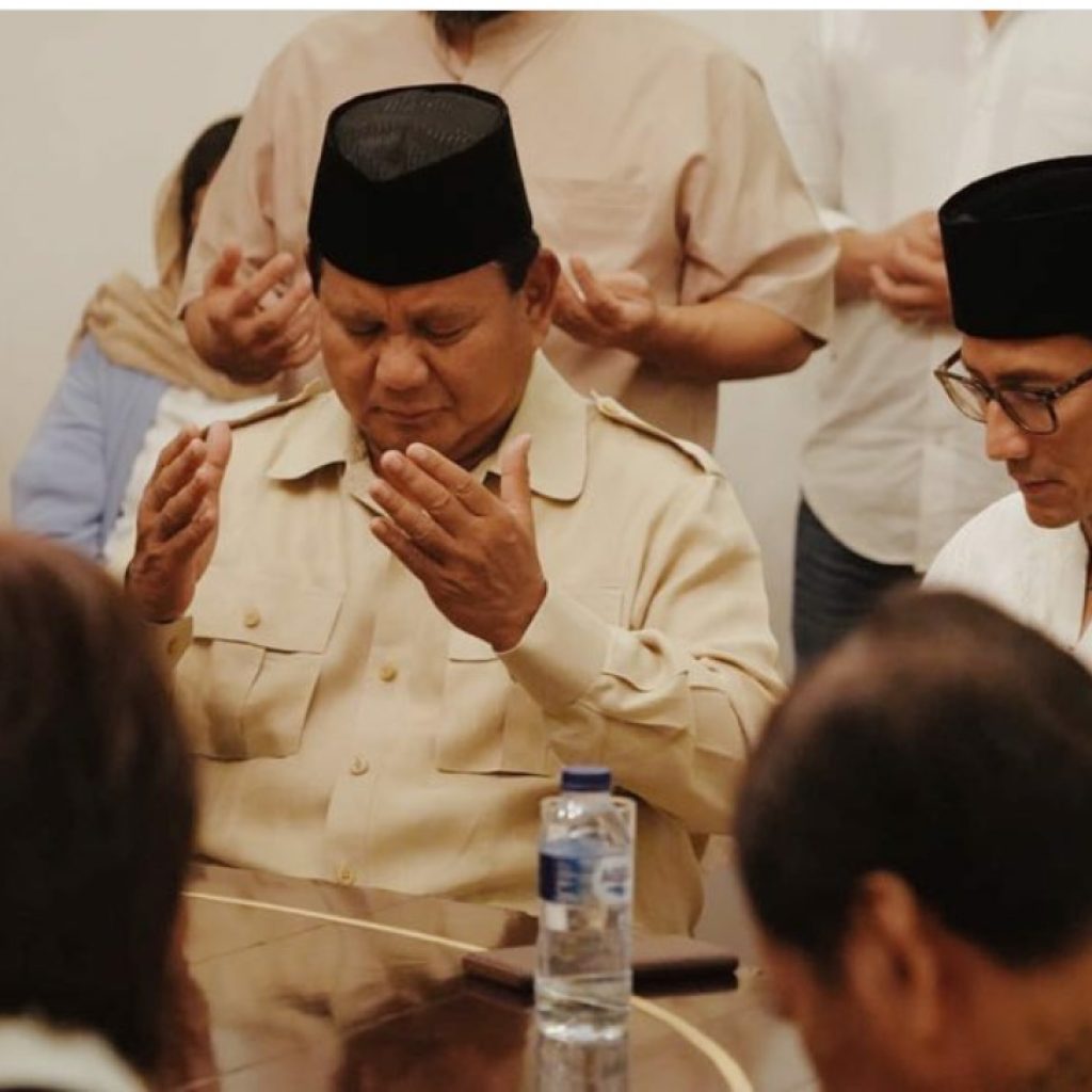 Sudah Coblos, Prabowo : Alhamdulillah Lega, Karena Saya Termasuk Agak Berat