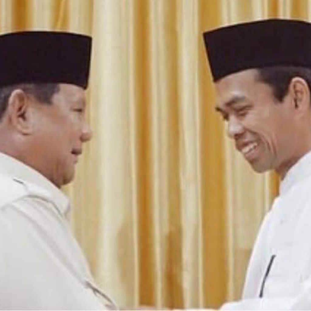 Prabowo Subianto Terharu Mendengar Permintaan UAS, Jika Terpilih Menjadi Presiden RI