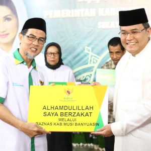 Buka Safari Ramadan, Bupati Muba Launching Perda Zakat