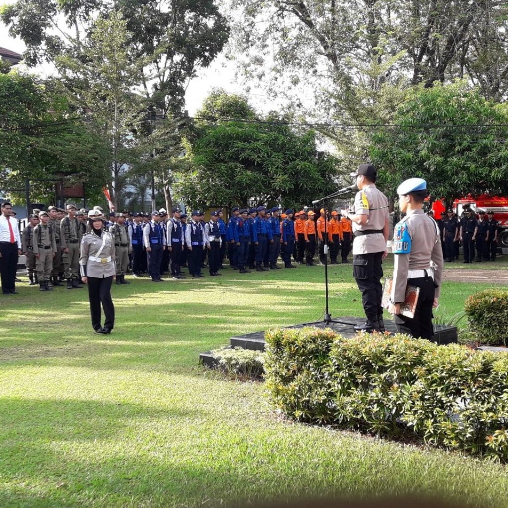Sambut Hari Raya Idul Fitri, Polres Muara Enim Lakukan Apel Operasi Ketupat
