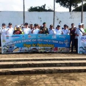 Pemkot Palembang Aprisiasi Mudik Gratis Oleh 3 BUMN 2019 Dalam Rangka Idul Fitri 1440 H