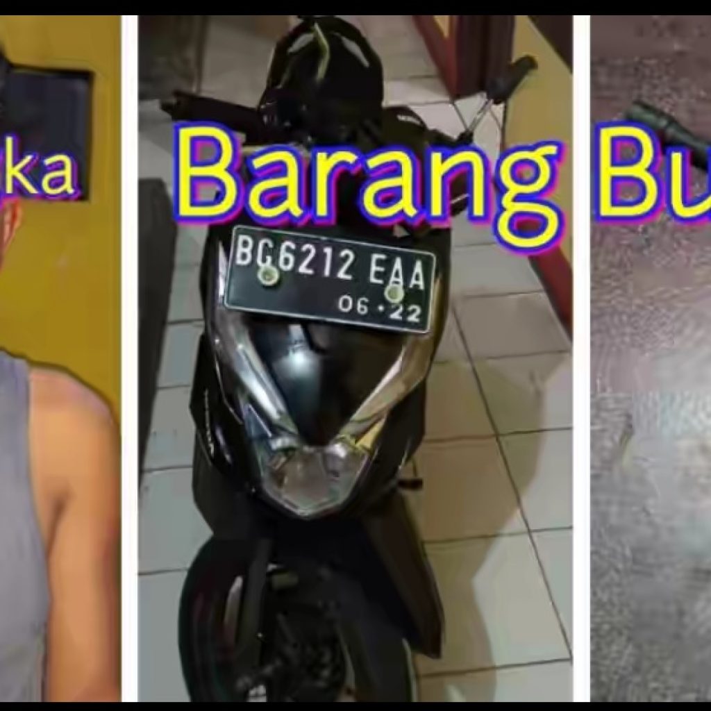Terduga Pencuri Motor Babak Belur di Hakimi Massa