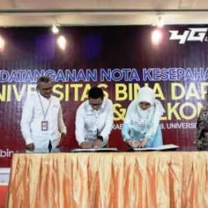Wujudkan Kampus Digital Telkomsel Bantu Universitas Bina Darma