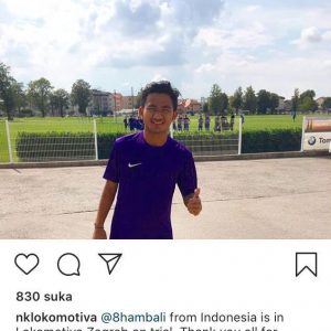Hambali Mantan Punggawa Sriwijaya FC Secara Resmi Diperkenalkan NK Lokomotiva Zagreb