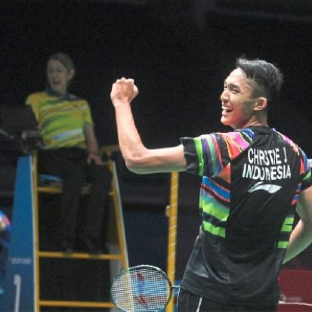 Jonatan Christie Tumbangkan Raja  Bulutangkis di Australian Open