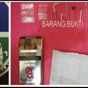 Oknum Satpam Nyambi Jual Sabu