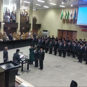 Pemprov Sumsel Lantik 99 Pejabat