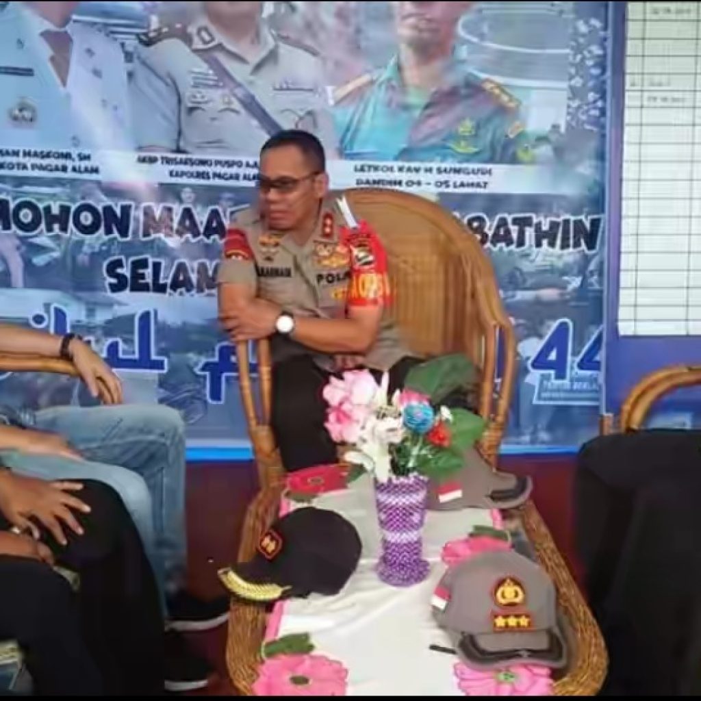Kapolda Sumsel Pantuan Kesiapan Pos Pengamanan di Kota Pagaralam