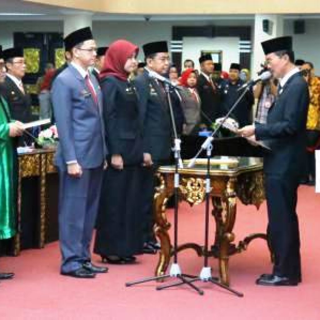 Sebanyak 102 Pejabat Lingkungan Pemkot Palembang Dilantik Walikota