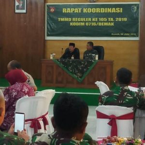 Gelar Rakor, Berharap TMMD Reguler “Kalikondang” Optimal