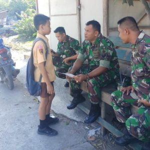 ”Saya Senang Pak Tentara Membangun Desa Kami”